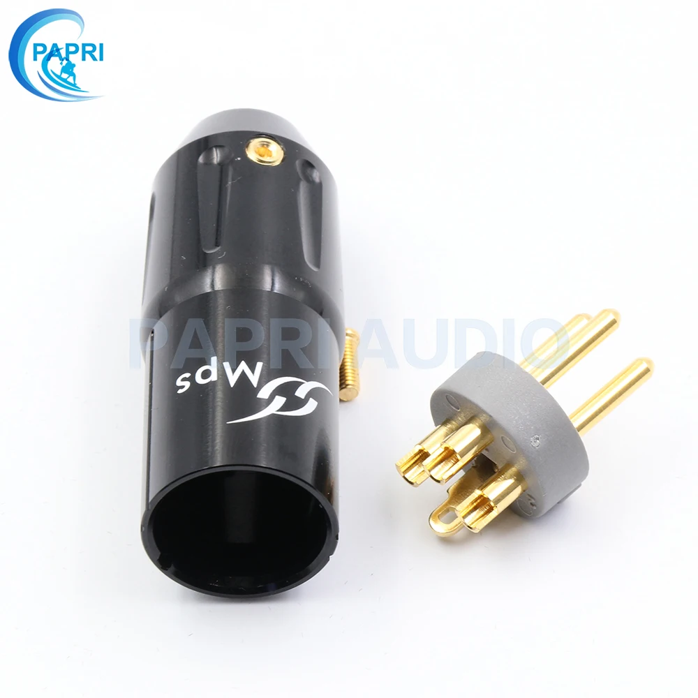 Высококачественный 3pin штекер 24K позолоченный гнездо XLR для микрофона|high end|balanced