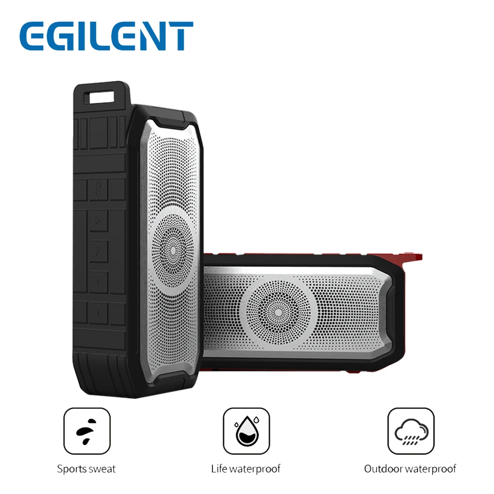 Водонепроницаемая Bluetooth колонка беспроводной громкоговоритель стерео бас TWS