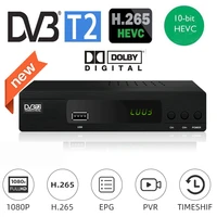 dvb t2 digital receiver support h 265hevc10bith 264 h265 code with dolby ac3 hot sale italy czech netherlands germany