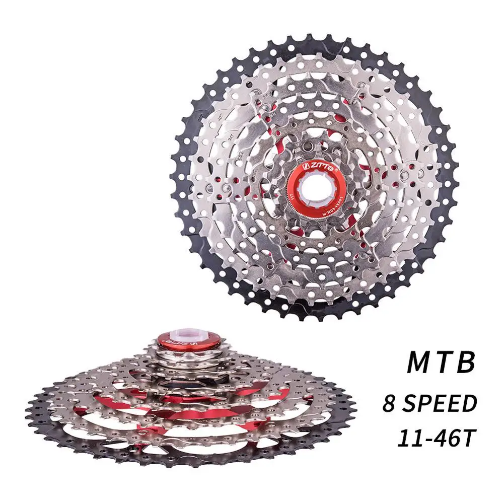 

8-speed 46T большой зуб маховик горный велосипед Кассетный Звездочка сталь Freewheel MTB части велосипеда