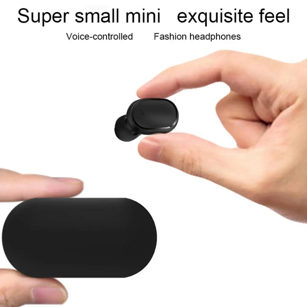 E6S TWS мини портативные Bluetooth 5 1 беспроводные перезаряжаемые спортивные наушники