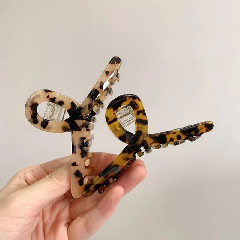 

Простые Дизайнерские большие заколки для волос для женщин и девочек