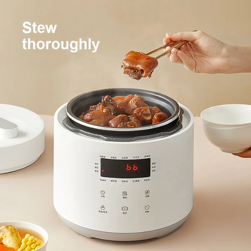 Electric Pressure Cooker household Multi-Function 2.5L Liter Pressure Cooker Electric Cooker 600W Electric Rice Cooker For Home