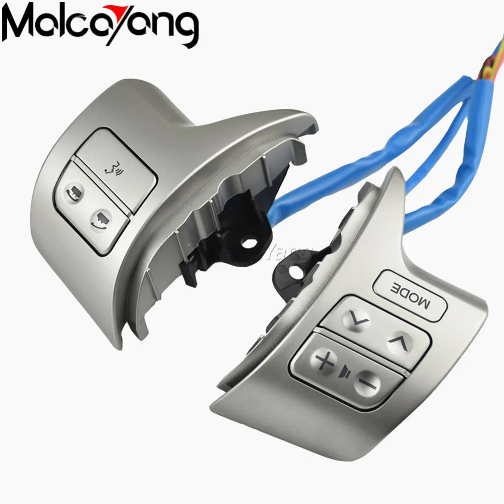 Высококачественный аудиопереключатель рулевого колеса с кабелями для Toyota Corolla