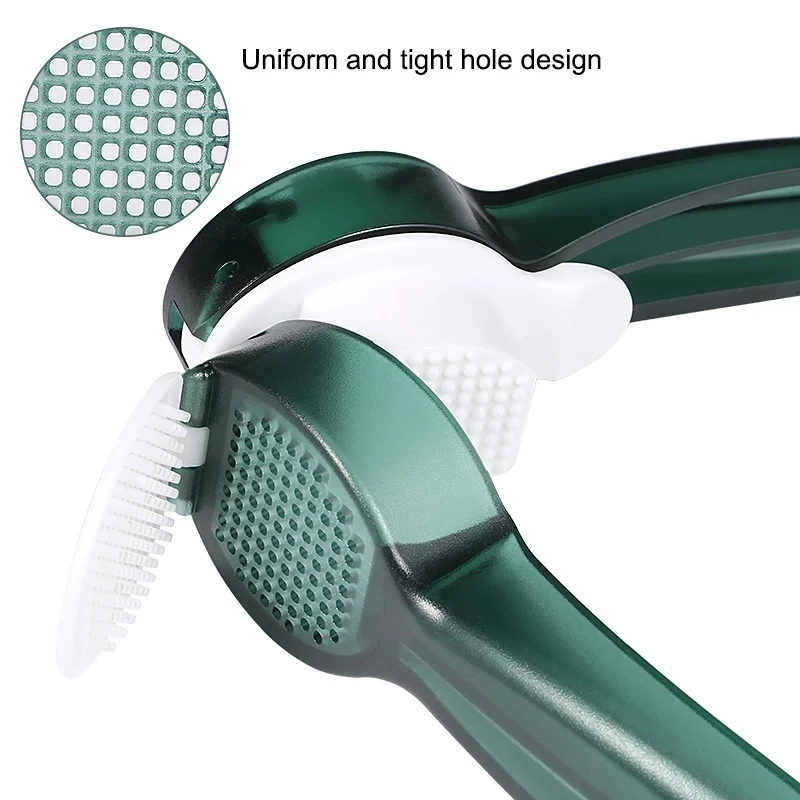 

2 In 1 Multifunction Garlic Press Crusher Kitchen Cooking Ginger Squeezer Handheld Ginger Mincer Tools Kitchen Supplies