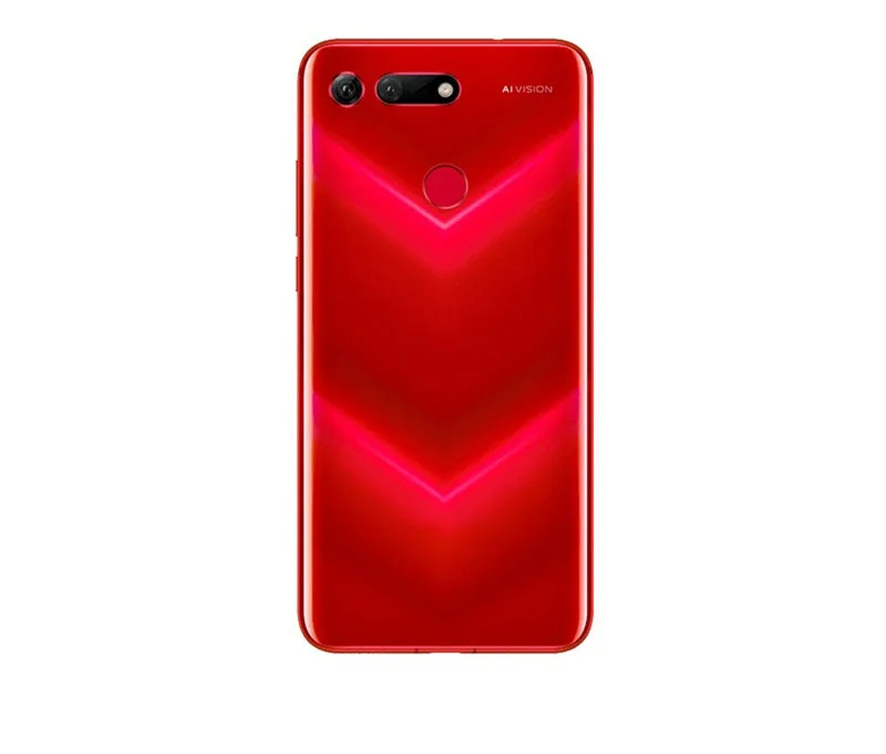

Glass Back Battery Cover Door Case Housing Replacement For Huawei honor V20 PCT-AL10 with camers lens withfingerprint