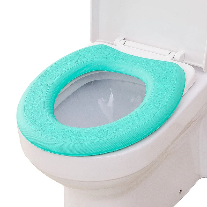 Горячая Распродажа чехол для унитаза водонепроницаемый коврик мягкий теплый