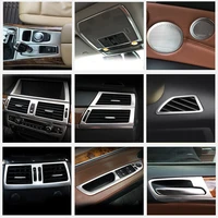 accessories for bmw x5 x6 e70 e71 2008 2013 car inner gearshift air conditioning cd panel door armrest cover trim car stickers