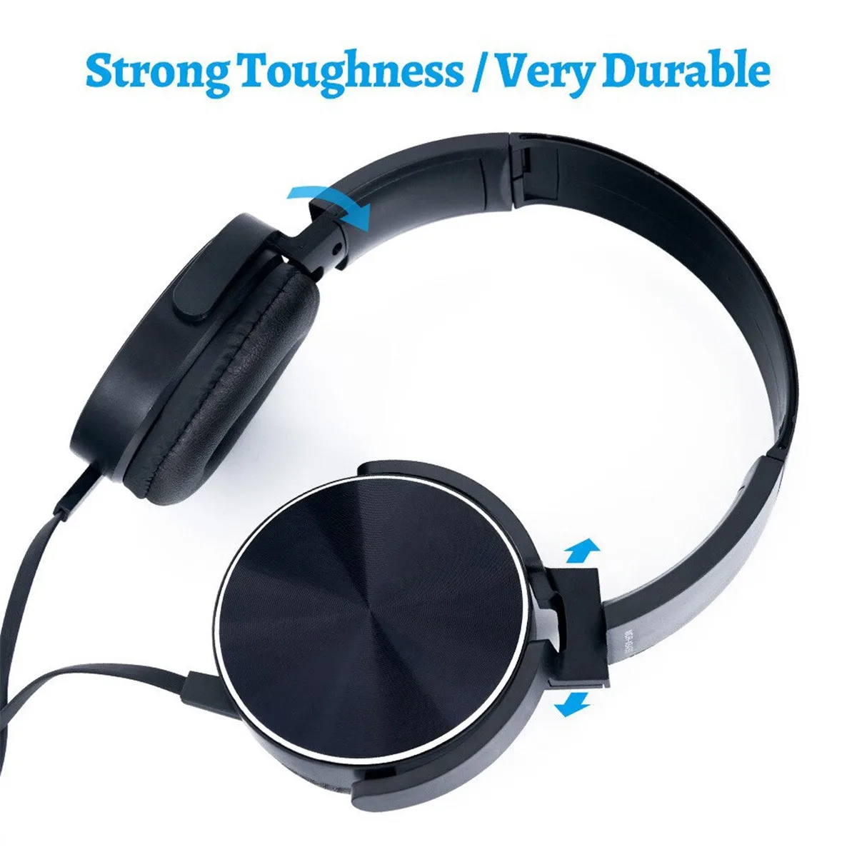 

Wired 3.5mm Headset Ear Mic Earphone Headphone Stereo Jack Earbuds Microphone Head-mounted Headphones For PC Computer PS4 Phone