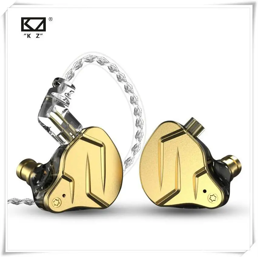 

KZ ZSN Pro X In Ear Earphones Hybrid Technology 1BA+1DD HIFI Bass Metal Earbuds Sport Noise Cancelling Headset Monitor