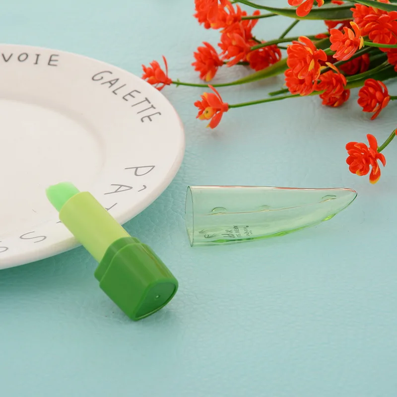 Увлажняющая губная помада с алоэ вера стойкая меняющая температуру бальзам для