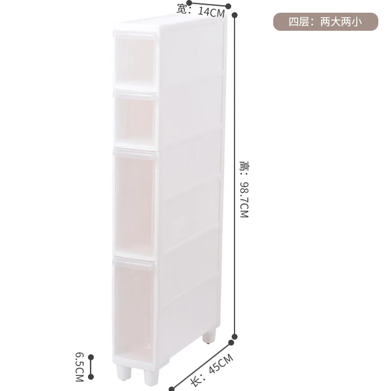 14cm narrow slot splicing storage rack chest drawers bathroom cabinet gap kitchen shelf storage box good home assistant free global shipping