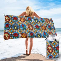 microfiber quick dry bath towel oversized beach blanket beauty animal fairy glass girl swimming fitness bathroom 27 5 x 55