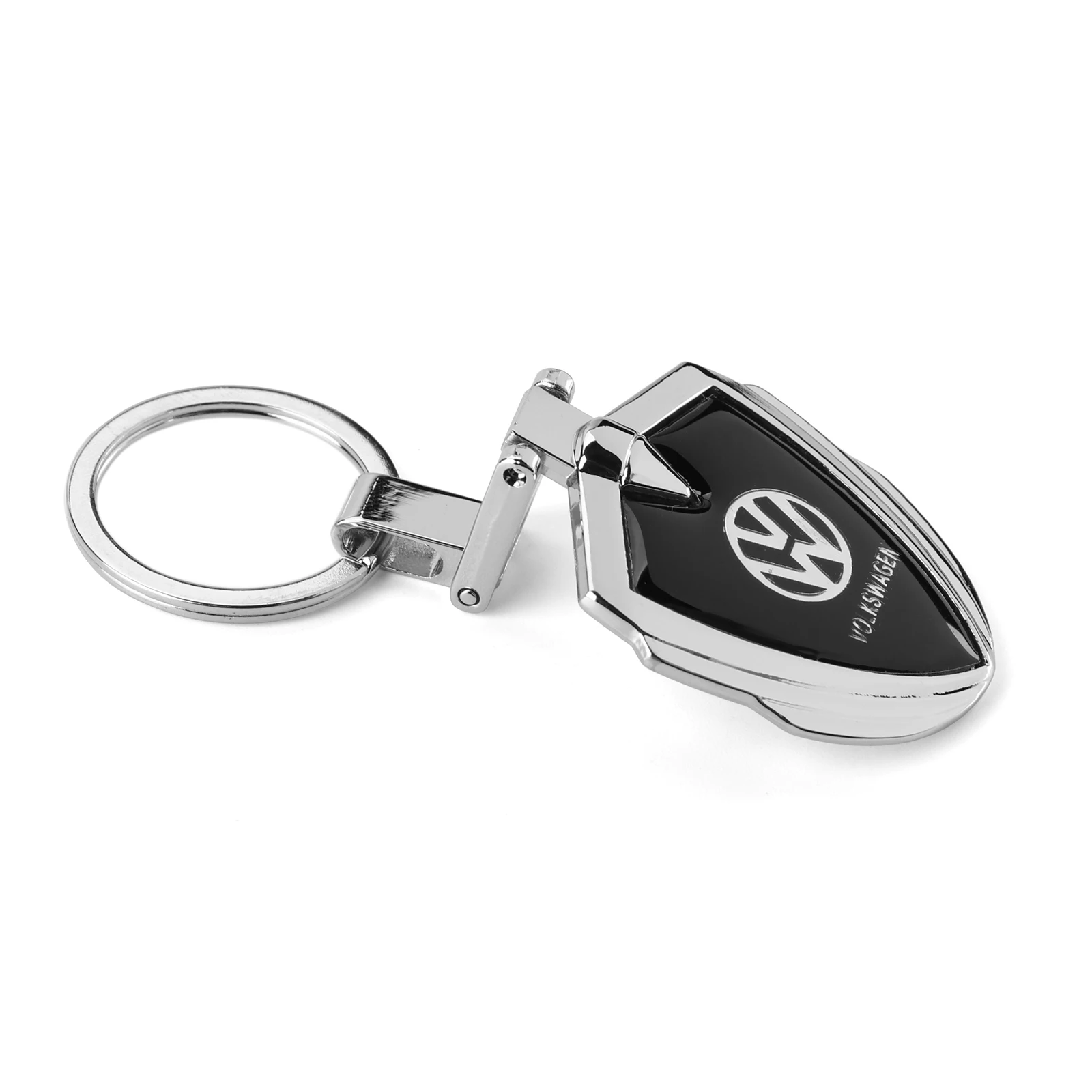 Черный брелок для ключей с логотипом декор VW Volkswagen Golf Polo Passat Tiguan Jetta Touran наклейка