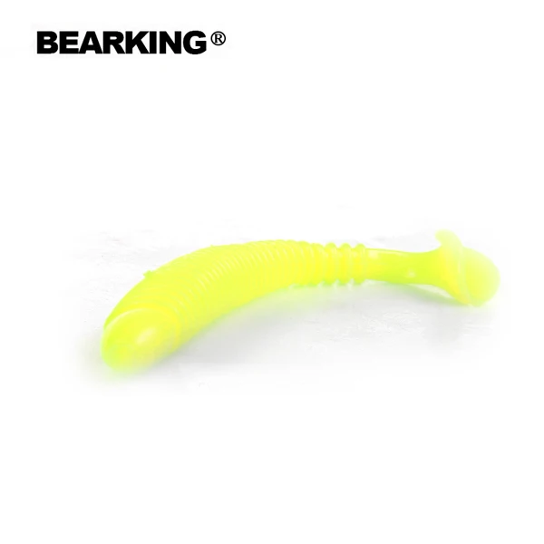 F Bearkinghot приманка для рыбалки, мягкая профессиональная приманка, 4 дюйма, 6 шт., 10 см/4,8 г, качественный искусственный карп, воблеры - Цвет: F