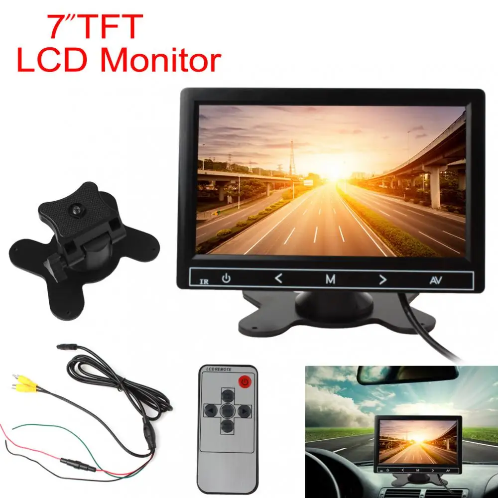 7 дюймов Цвет на тонкопленочных транзисторах тонкоплёночных ЖК дисплей заднего