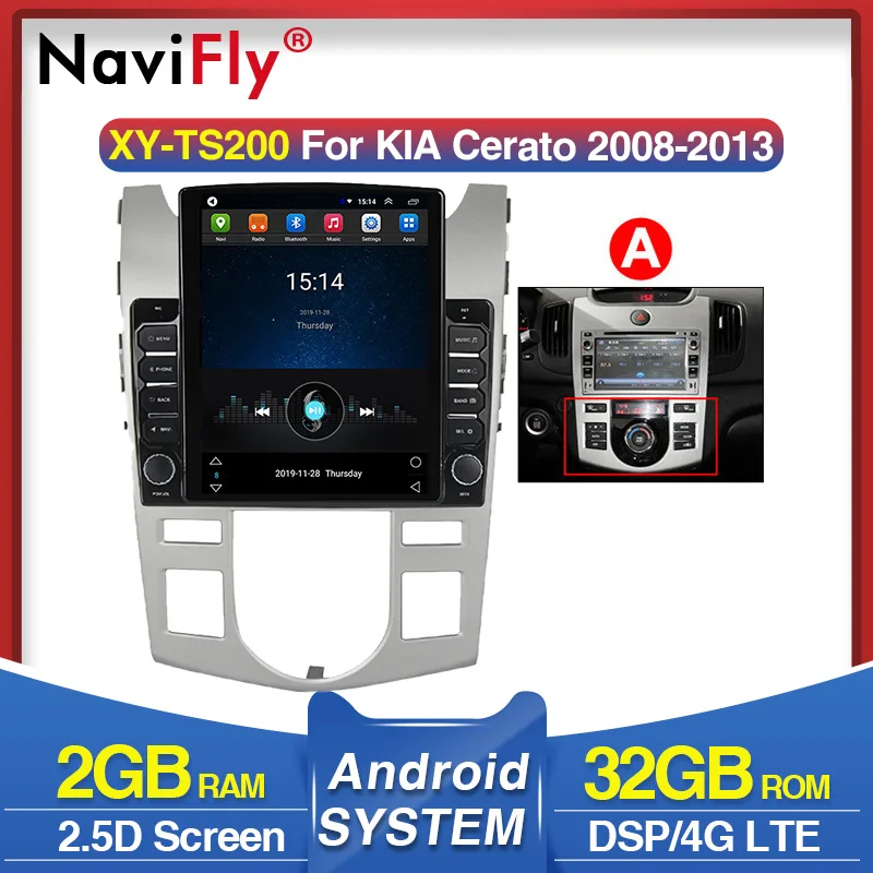 4G Android LTE 9 7 ”автомобильное радио аудио мультимедиа видео плеер навигация GPS для Kia