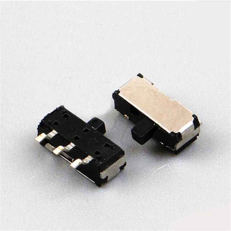 10pcs Mini toggle switch handle 2mm high 3 feet 2 gear side | Обустройство дома