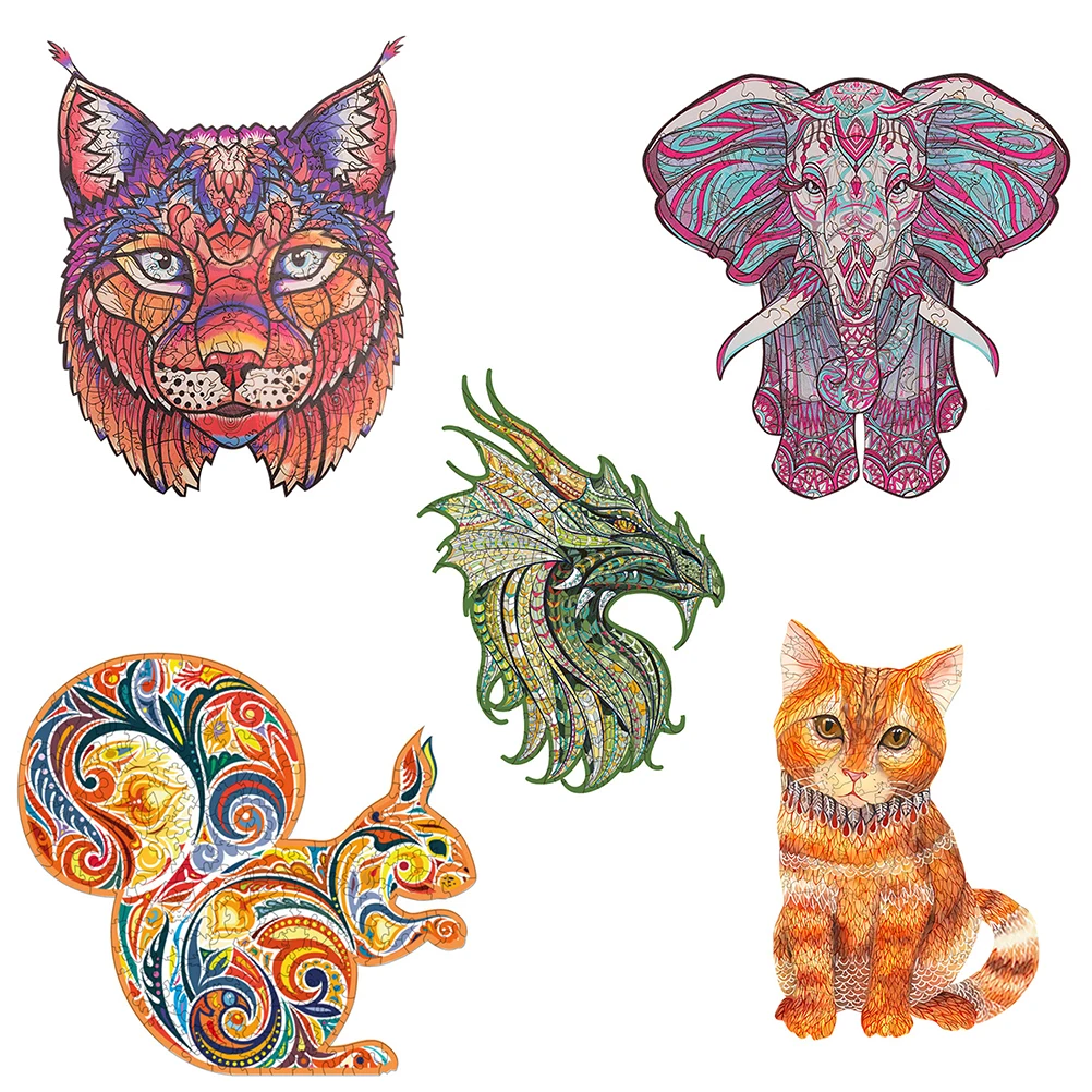 Деревянный пазл для взрослых и детей деревянные головоломки сделай сам каждая