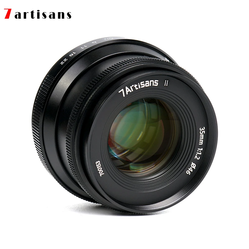 7artisans 35 мм F1.2II объектив с фиксированным фокусным расстоянием для Sony E