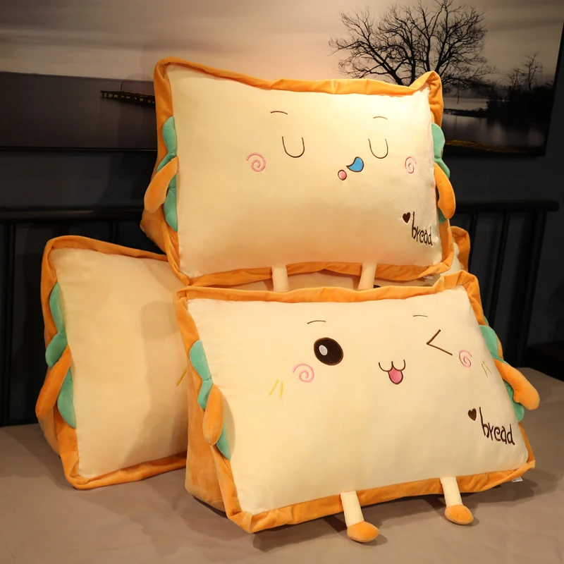 120 см мягкая большая подушка для хлеба плюшевые игрушки милая треугольная