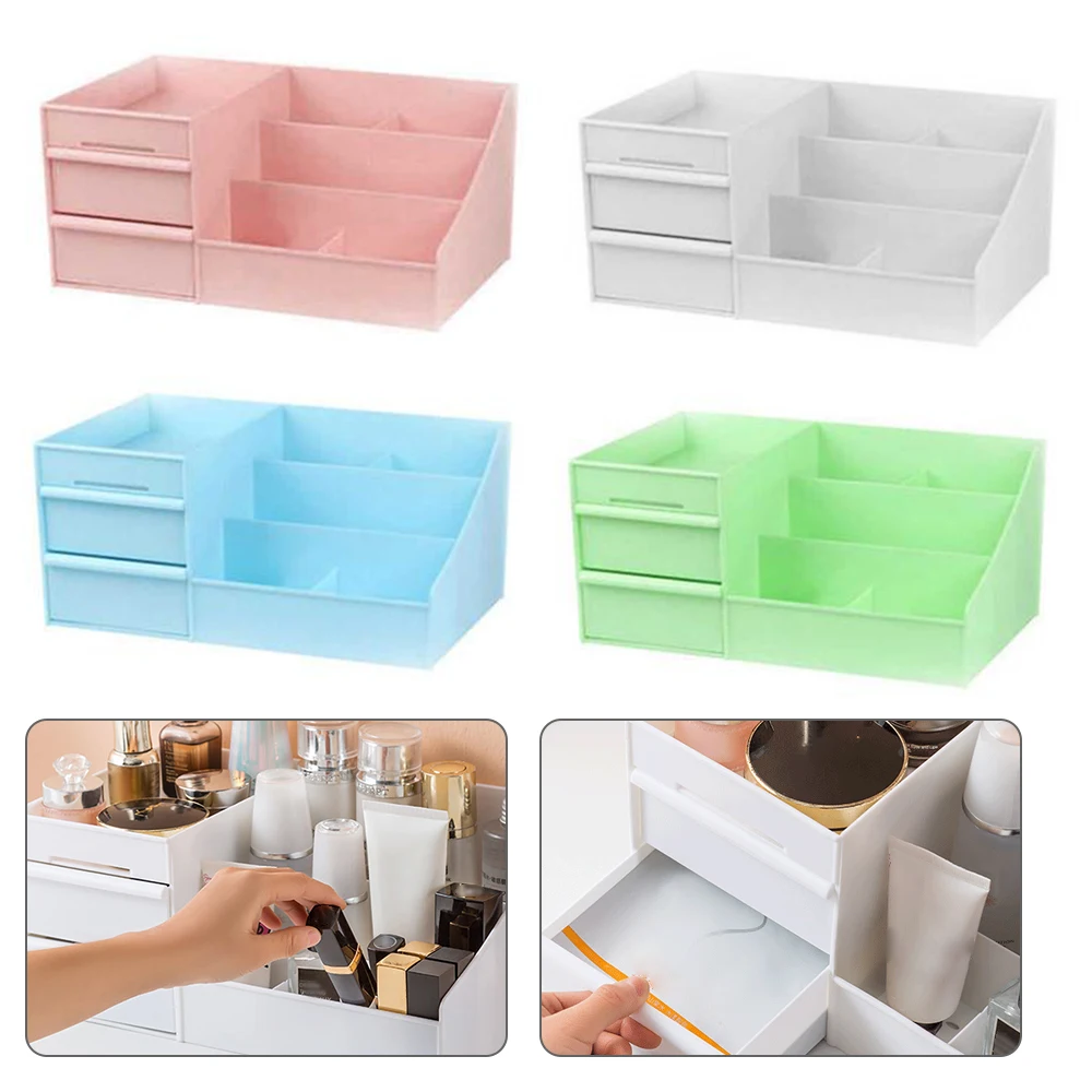 

Large Capacity Cosmetic Storage Box Makeup Drawer Organizer Jewelry Nail Polish Makeup Container Desktop Sundries Storage Box