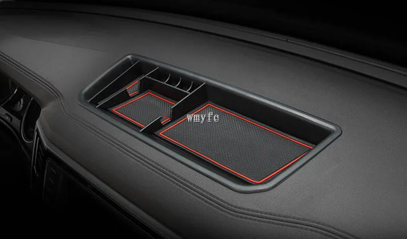 Для для тvolkswagen VW Atlas Teramont приборная панель из АБС ящик для хранения держатель сотового телефона коробка стайлинга автомобилей аксессуар