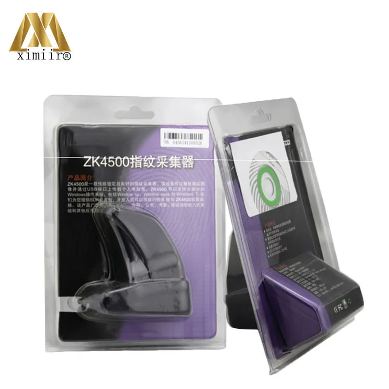 Горячая Распродажа ZK USB сканер отпечатков пальцев светильник Сенсор ZK4500