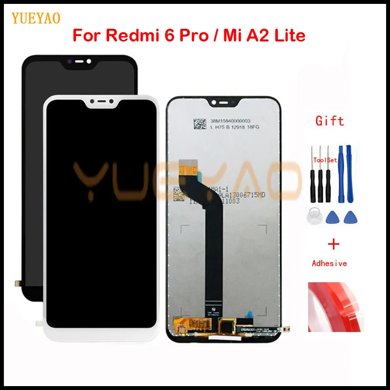ЖК дисплей 5 84 дюйма для XIAOMI Redmi 6 Pro Mi A2 lite панель сенсорный экран дигитайзер стекло