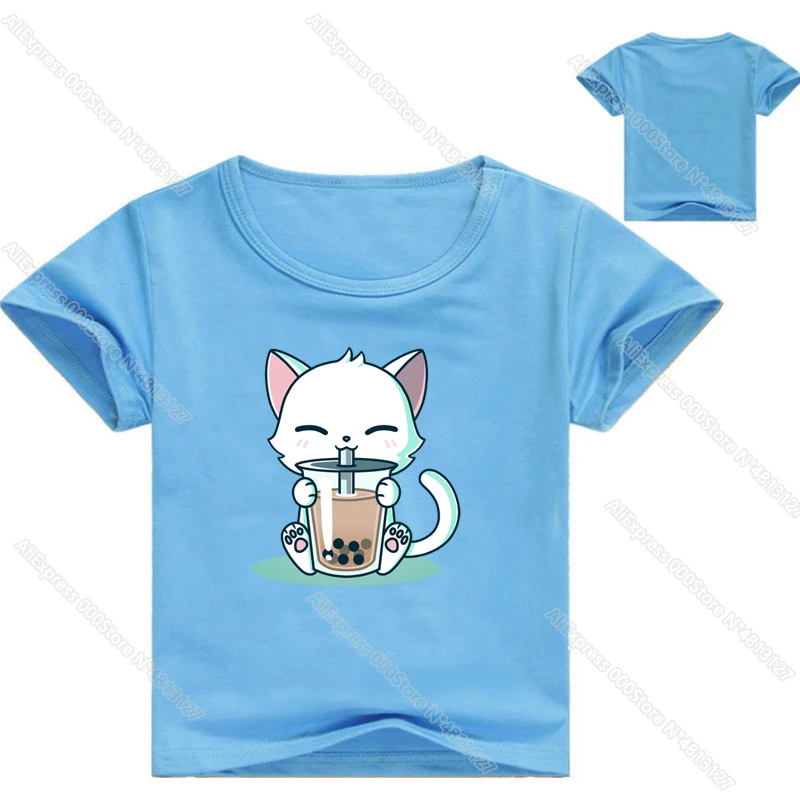 

The Cute Corgi Panda T Shirt Upside Down Tshirt Female Cat Drinks Milk Tea T-shirt Unisex Femme Tee Shirts Funny Clothing