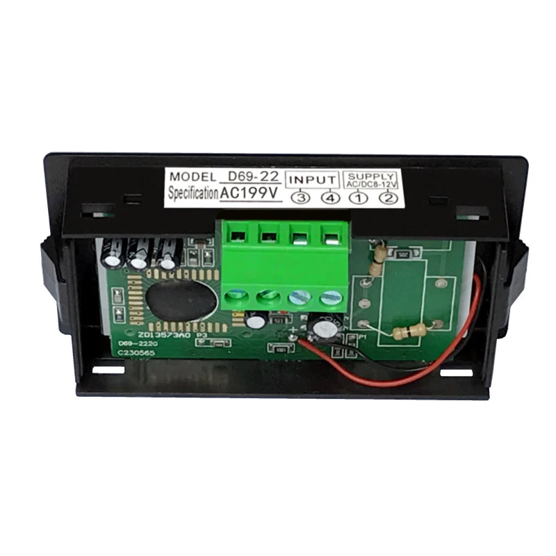 Вольтметр D69 с ЖК-дисплеем диапазон вольтметра переменный ток 0-200 в 0-600 панельный