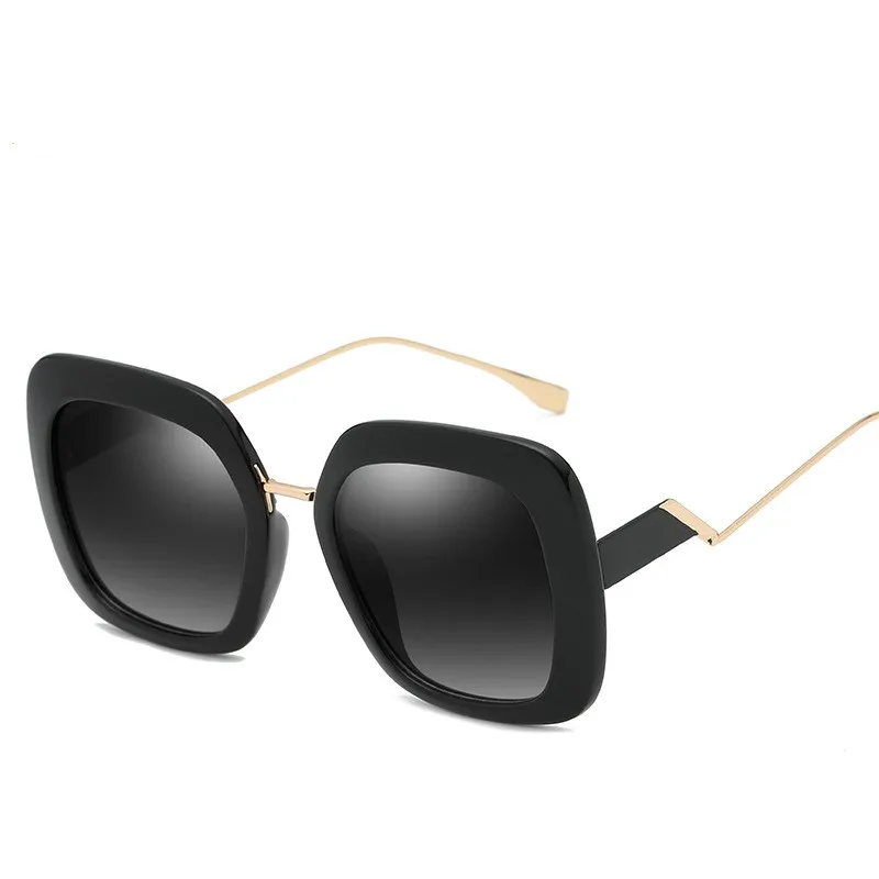 Яркие Квадратные Солнцезащитные очки для женщин модные сны большие