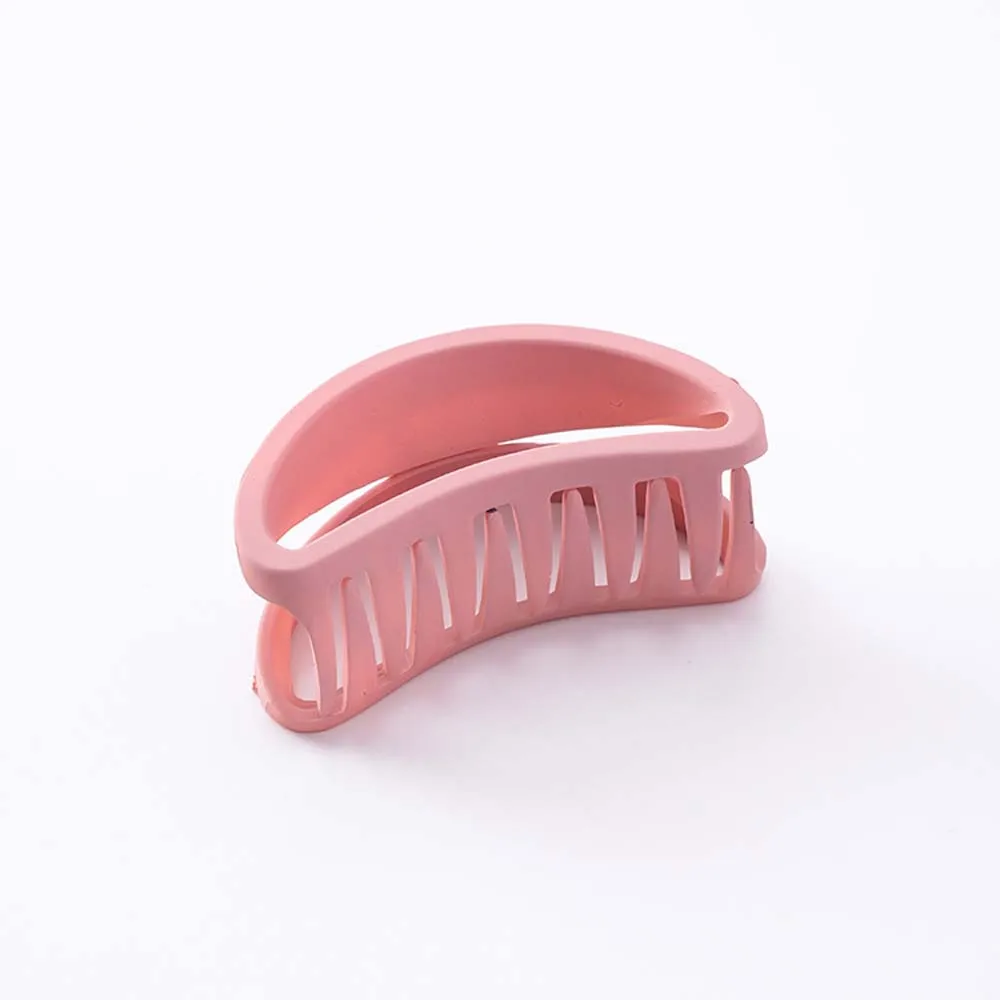 1 шт. простые Матовые акриловые полые изогнутые заколки для волос модный скраб