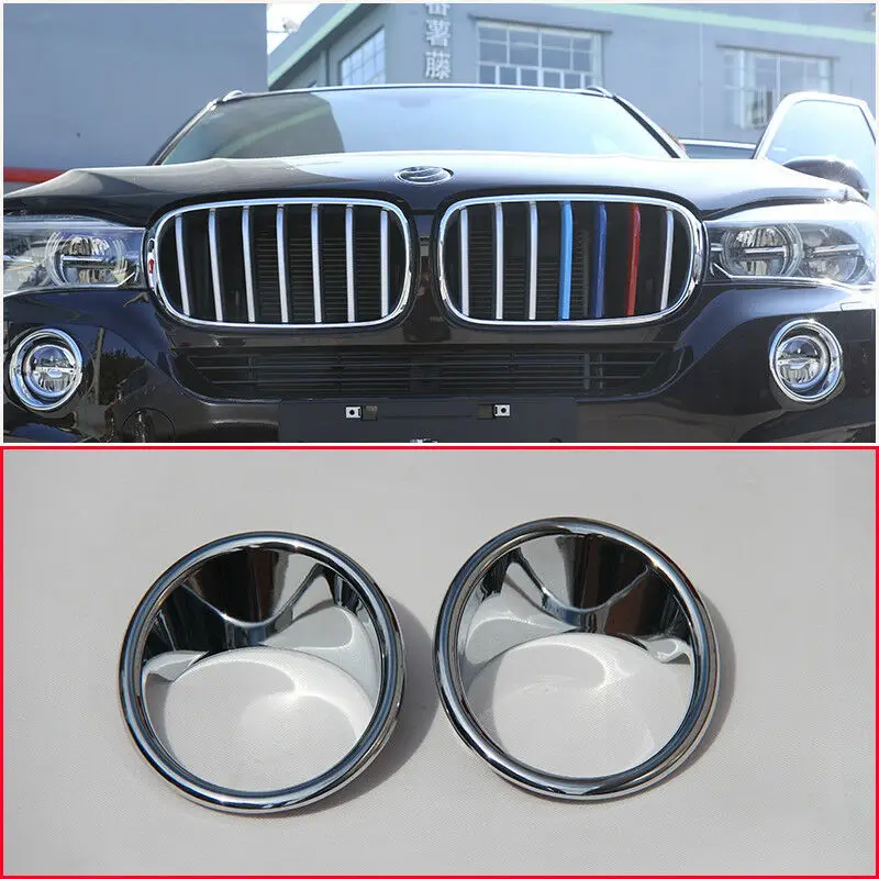 Декоративное кольцо для передней противотуманной фары BMW X5 F15 2014 2018|Лепнина