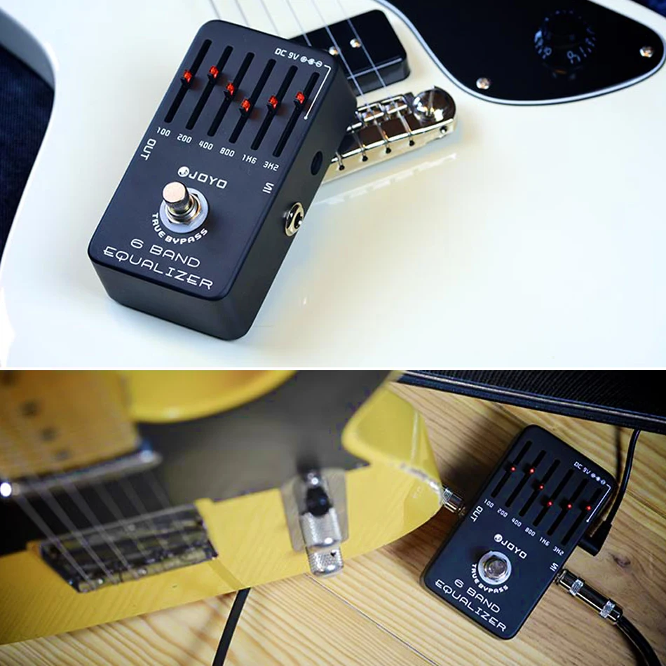 joyo jf 11 6 band equalizer e gitarre sechs bands eq effekte pedal einstellen gering mittleren hohe frequenz true bypass free global shipping