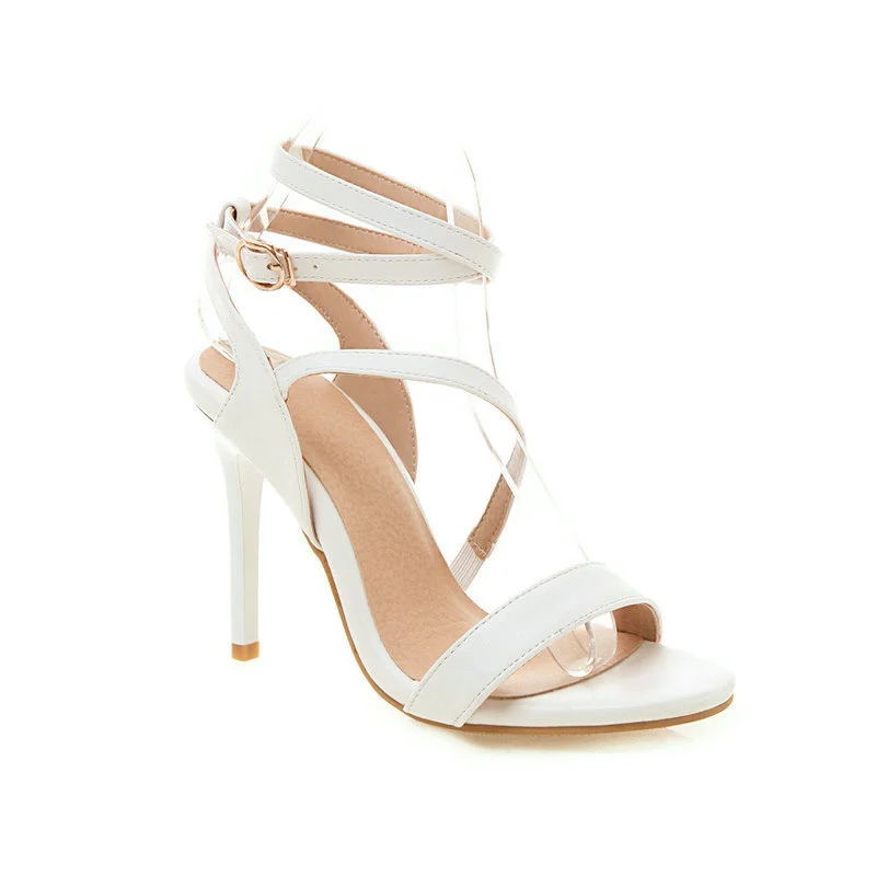 

Women's shoes new sandals high heels one button open toe thin heel middle heel fashion casual women's shoes