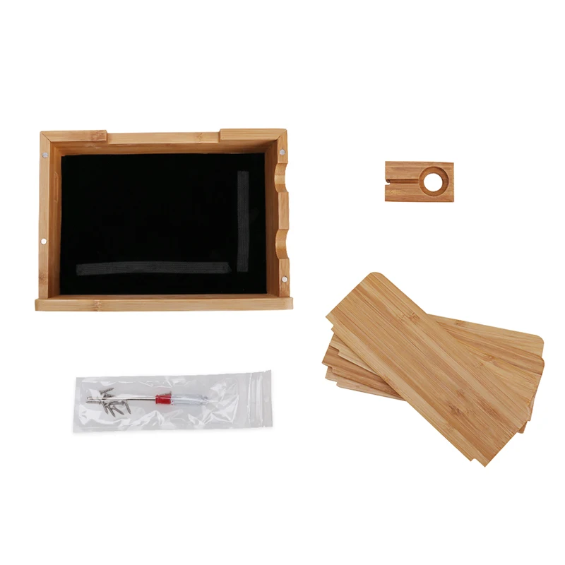 4 слота съемная бамбуковая по