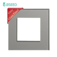 bseed crystal glass uk eu standard 86 157 228 299 mm single double triple fourfold glass frame grey glass frame only