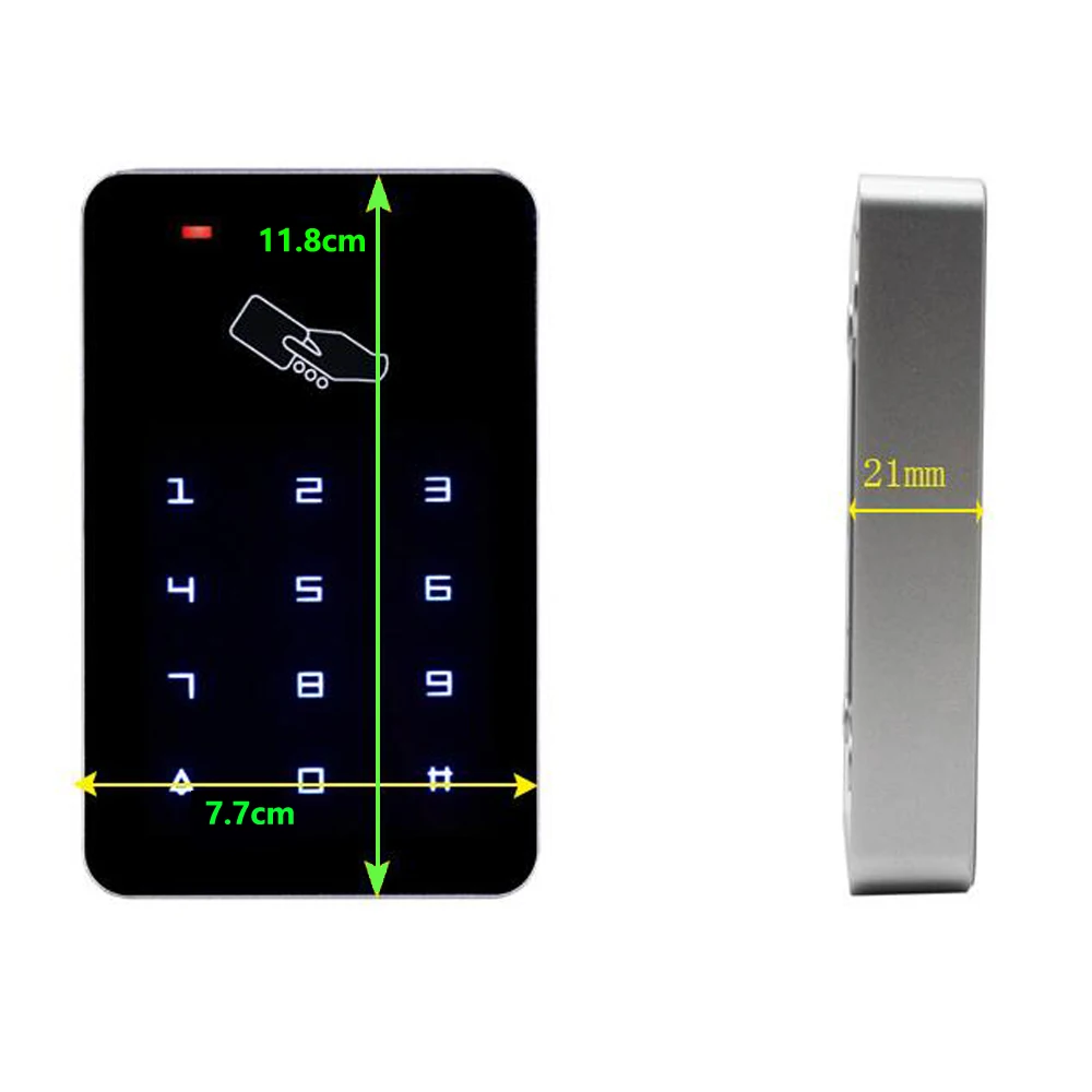 125khz rfid digital keypad access control system door lock controller rfid card reader w 10pcs tk4100 key free global shipping