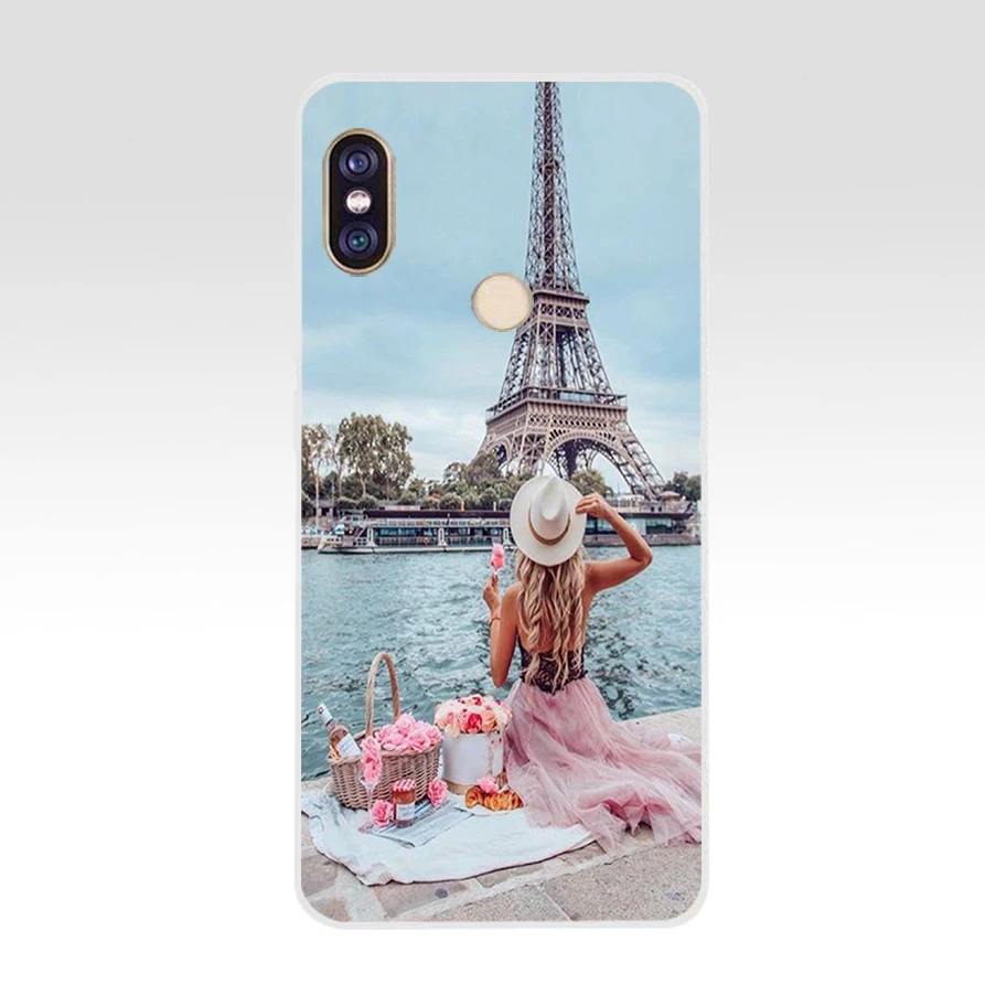 56AS Paris Eiffel Iron Tower Soft Silicone Tpu Cover phone Case for Xiaomi Redmi 5A 5 Plus 7 Note 7A Pro |