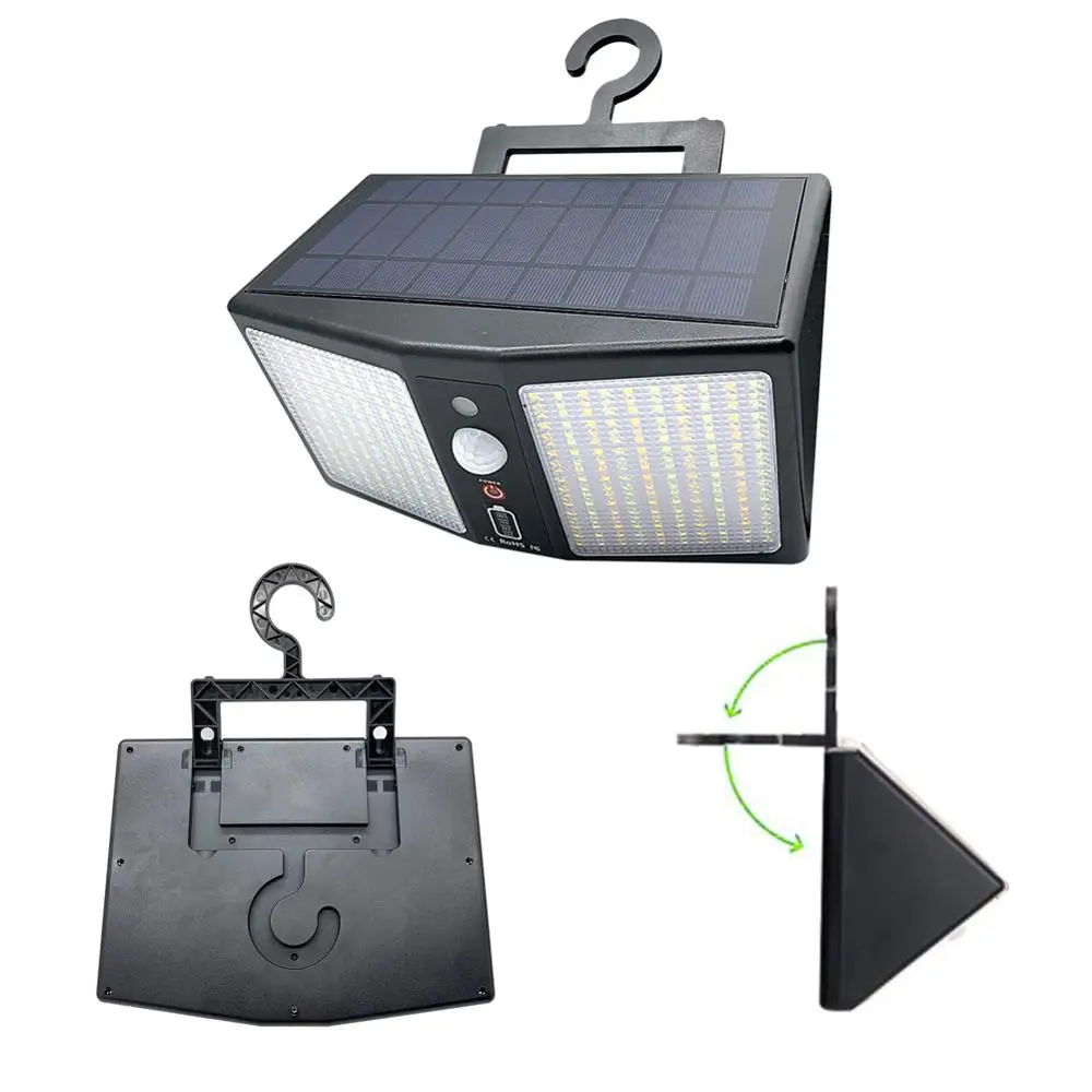 SZYOUMY 3 Color Adjustable 360 Led Solar Motion Sensor Light With Remote | Лампы и освещение
