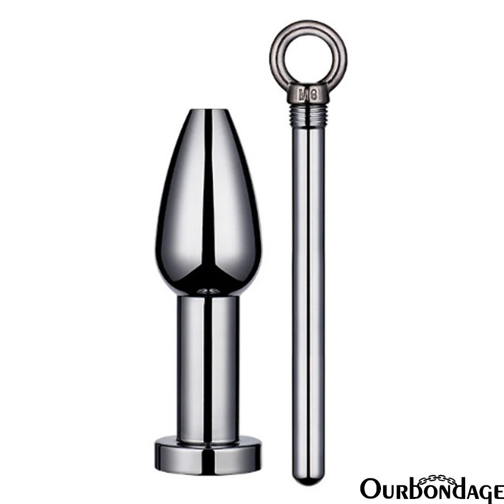 Ourbondage Алюминий сплав Анальный расширение расширитель с внутренней подкладкой из