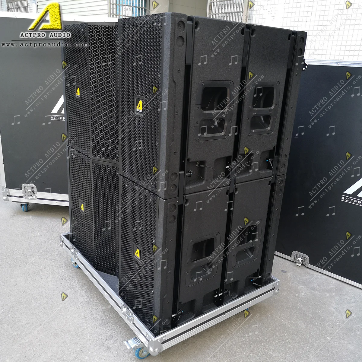 Двойная 15 дюймовая профессиональная сценическая линейная колонка бас|Сабвуферы|