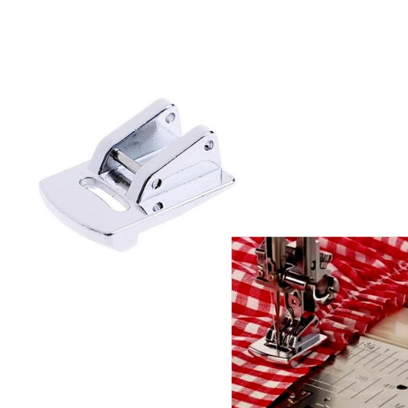 

1PC Stainless Steel Sewing Knitting Crochet Domestic Machine Blind Stitch Darning Presser Foot Feet Kit