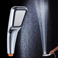 300 hole square shower head high pressure rainfall showerhead handheld water saving filter sprayer nozzle bathroom accessories