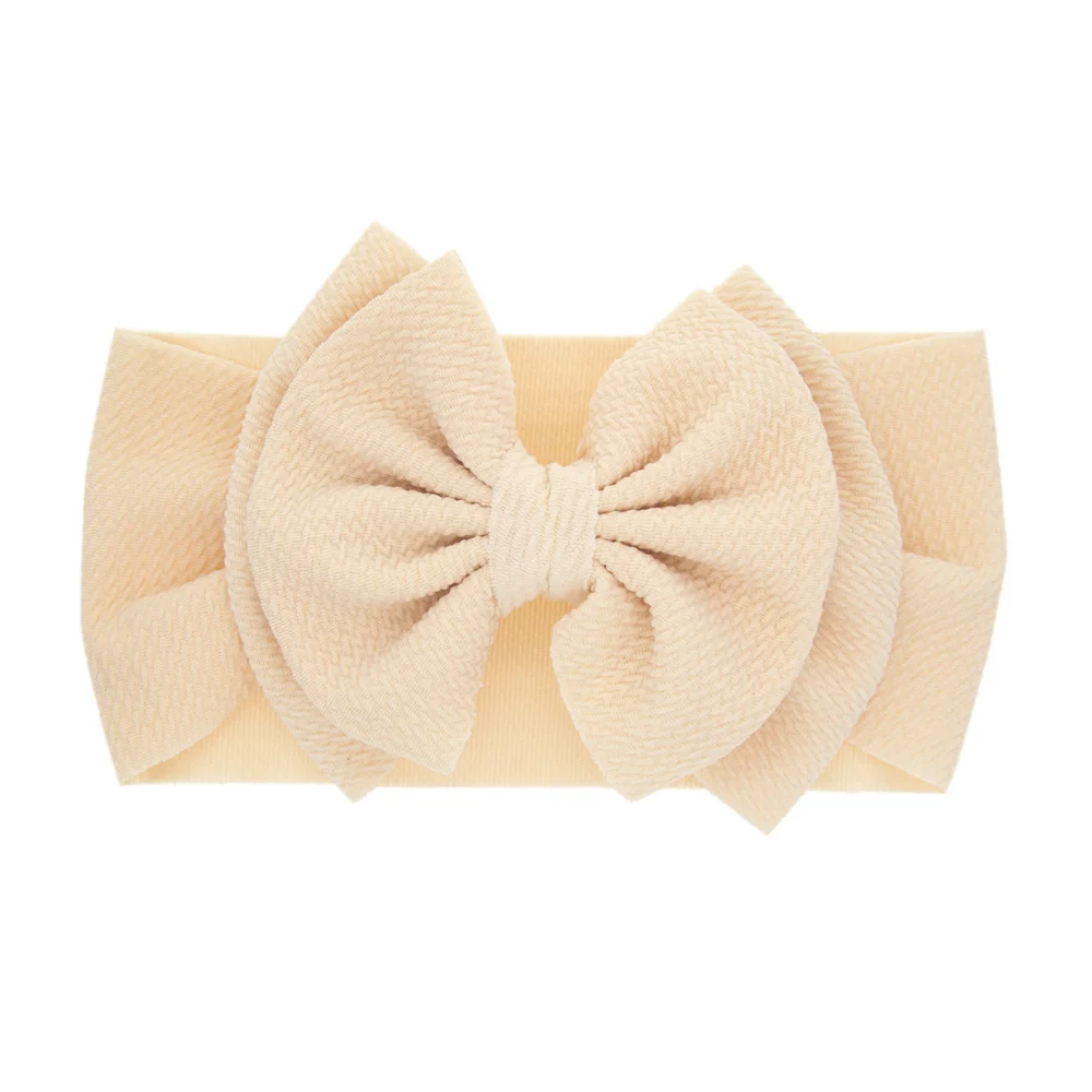 

Baby Girl DIY Elastic Headbands Newborn Infant Toddler Big Bows Hairband Children Soft Headwrap Hair Accessories