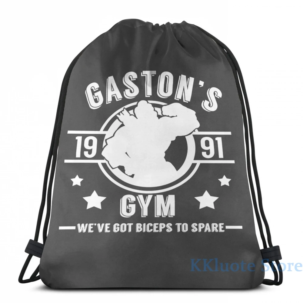 Забавный графический принт Gaston's Gym (белая версия) рюкзак с USB-зарядкой мужские