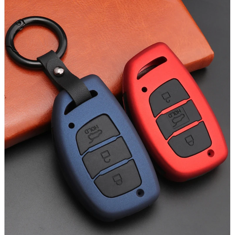 

New Silicon ABS Carbon Fiber Car Key Cover For Hyundai IX30 IX35 Tucson Elantra Verna Sonata Smart Remote Case Accessories