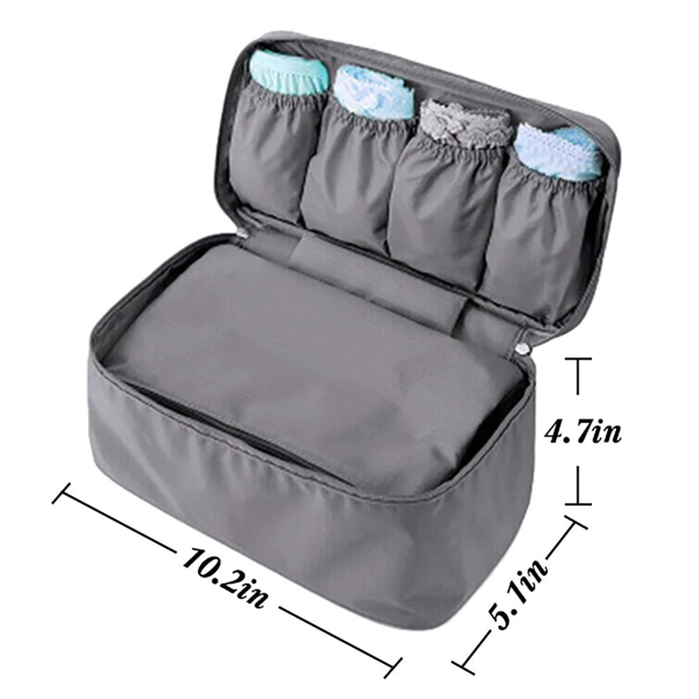Дорожный органайзер для бюстгальтеров нижнего белья косметичка Хранения