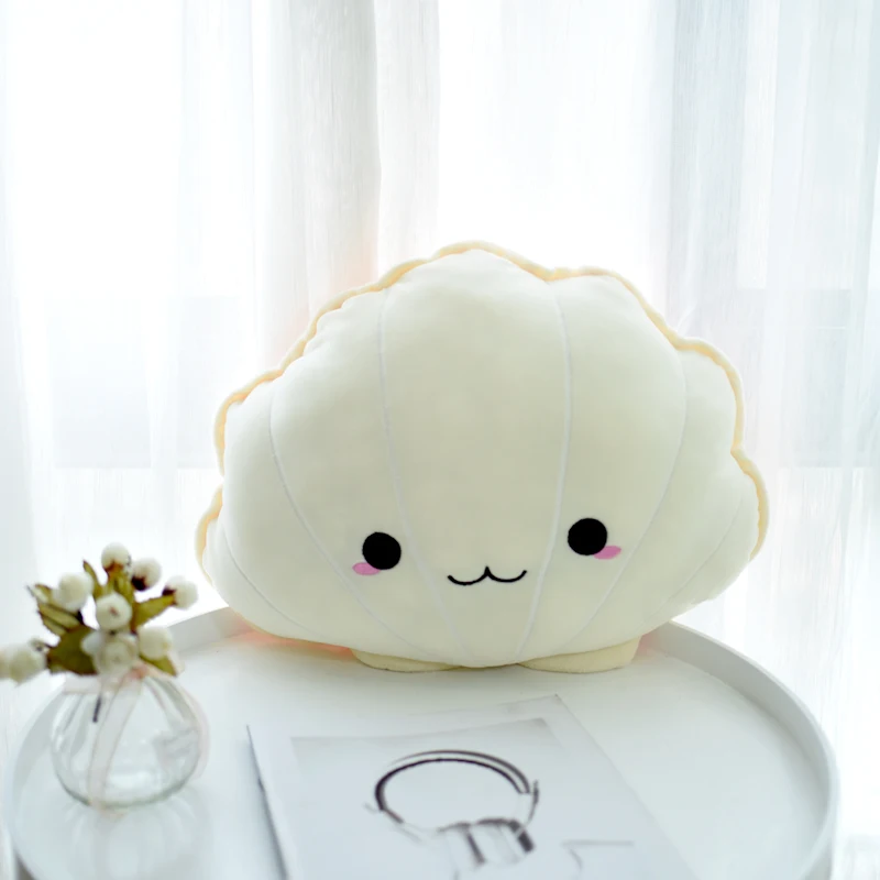 

Cartoon Macaron Style Marine Shell Plush Toy Pillow Baby Comfort Toy Children's Room Decoration Home Decoration